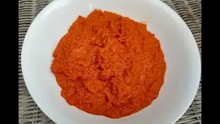 Salsa Romesco - Salsa Spagnola ai peperoni arrostiti - #shorts
