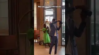 The caption is in the video #wedding #africanwedding