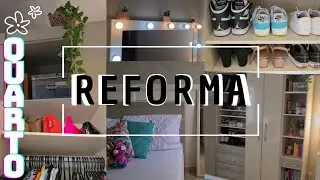Reforma do Meu Quarto | Parte Única Pintura + Decoração