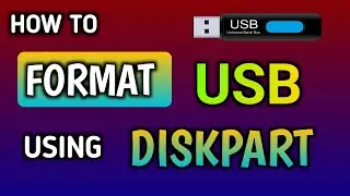 How to format usb using cmd || AZB 101