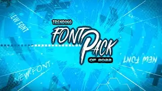 New Fonts 2022 free download | Latest fonts for pixellab | font pack for thumbnail | designers pack