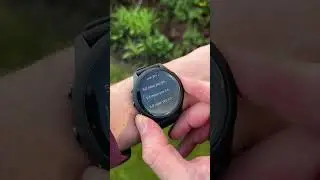 Garmin Forerunner 265 set severe weather warning 