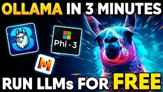 How to Use Ollama in 3 minutes -  Run LLMs locally for FREE (LLama3 & more)