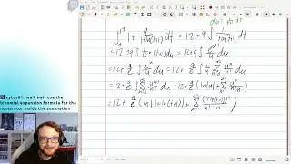 Finding Volume with Integration, Asymptotes of f(x)=3/(sqrt((x-1)(6-x))), Recurrence Relations