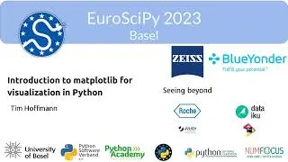 EuroSciPy 2023 - Introduction to matplotlib for visualization in Python