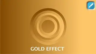 How to Create Gold Effect Easy In Infinite Design App Tutorial