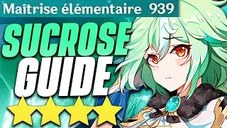 SUCROSE, TOP TIER 4★ ! PAS UNE SOUS-VENTI ! Guide et Showcase - Genshin Imact