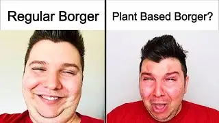 Nikocado Tries Plant Based Borger