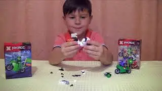 Сборка мотоциклов коллекции ниндзяго Ninjago | Дим Дань