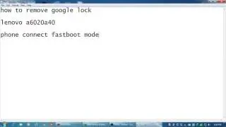 How To Unlock  Lenovo A6020a40 Lenovo Vibe K5 Google Lock ( FRP Reset)! Remove After reset phone