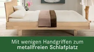 Holzbett aufbauen in wenigen sekunden - so geht's | allnatura, Ihr Schlaf-Experte!