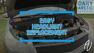 How to replace headlight bulbs in a 2010 Chevy Traverse (remove housing and bulb the easy way)
