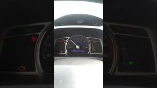 Honda civic 4D  заморгала на панели приборов D и S.