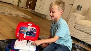Spider Man Luggage Playset - Only By World Tech Toys