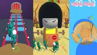 Squid Game Versi B0neka Jepang 😍😄 | 001 Survival Challenge | Game Wilson Kiddy