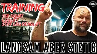 Langsam aber stetig wird es besser Powerlifting Strongman Training