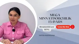 Mega minnatdorchilik 13-dars