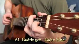 100 Melody on the guitar