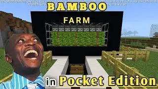 How to make bamboo farm in Minecraft pocket edition🎍||Minecraft Farm||