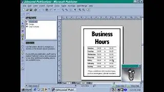 Microsoft Publisher 98 On Windows 95 In Action