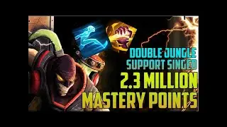 2,300,000 MASTERY POINTS SILVER SINGED- Spectate Highest Mastery Pts (Double Jungle Support Singed)