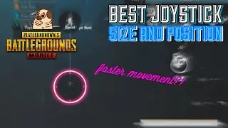PERFECT JOYSTICK SIZE & POSITION + 5 FINGER CLAW HANDCAM - PUBG mobile tutorial/ guide