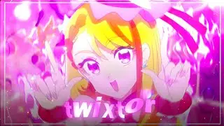 Ageha Hijiri / Cure Butterfly transformacion // Twixtor free for edit // motion ninja //