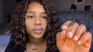 ASMR- UNPREDICTABLE AIR TRACING TINGLY WORDS AND SHAPES 👆🏽😴