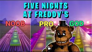 Five Nights at Freddy's 1 Song - The Living Tombstone - Noob vs Pro vs God (Fortnite Music Blocks)