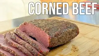 Smoked Corned Beef Brisket Flat on the Pit Boss Savannah | How to Smoke Corned Beef
