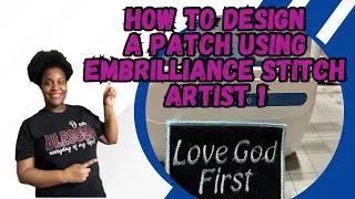 How to design clean patches using embrilliance stitch artist 1 | how to design a patch for beginners