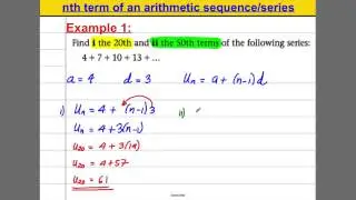 (5) Sequences and Series
