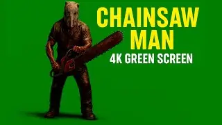 Chainsaw Man 4K Green Screen | Free VFX Footage
