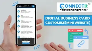 How to Edit Business Mini Website | Customize Digital Business Card in CONNECTit App