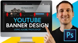 How to make YOUTUBE CHANNEL ART fit all devices in ADOBE PHOTOSHOP