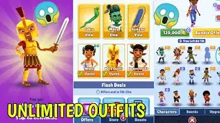 10 Years 🎉 Celebration 😍Of Subway Surfer Unlocked All Characters 😳