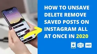 How to Unsave Delete Remove Saved Posts on Instagram All at Once | Mobile Video