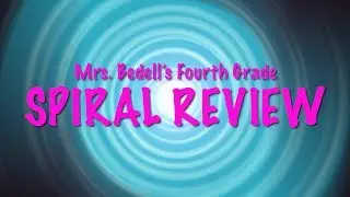 4th Grade Math Spiral Review