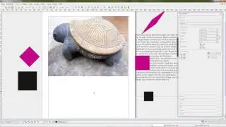 Scribus 1.4.5 - Menüpunkt -  Objekt Teil1