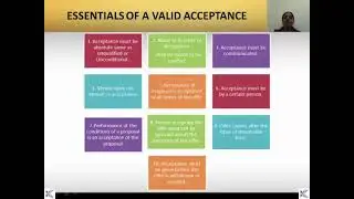Acceptance Introduction & Essentials Of Valid Acceptance (SEM-3) - Mumbai University