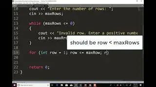 63 - How to use nested loops to display pascal's triangle