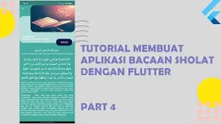 Tutorial Membuat Aplikasi Bacaan Sholat dengan Flutter - Part 4
