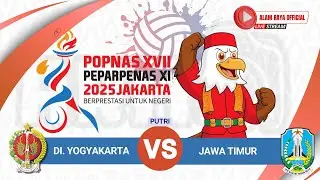 🔴 PI SEMIFINAL: DI.YOGYAKARTA 🆚️ JAWA TIMUR || BOLA VOLI INDOOR POPNAS XVII PAPERNAS XI 2025 JAKARTA