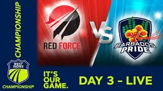 🔴 LIVE Trinidad & Tobago v Barbados - Day 3 | West Indies Championship 2024 | Friday 22nd March