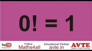 why zero factorial is one