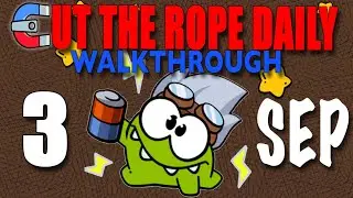 Cut The Rope Daily September 3  | #walkthrough  | #10stars | #solution