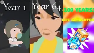 I SURVIVE 100 YEARS IN THIS ANDROID GAME! (100 YEARS: LIFE SIMULATOR) #1