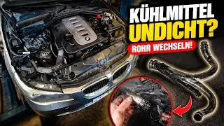 Bmw 530D XD 5 7 X5 X6. Hose coolant pipe pipe change because it is leaking
