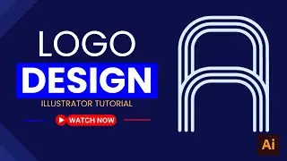 How to make a simple logo on illustrator | simple logo on illustrator | #adobeillustrator