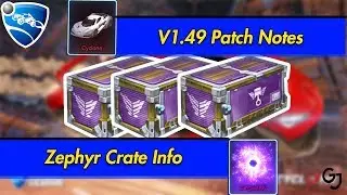 The  *NEW* ZEPHYR Crate Update! Rocket League Update News/Crate!